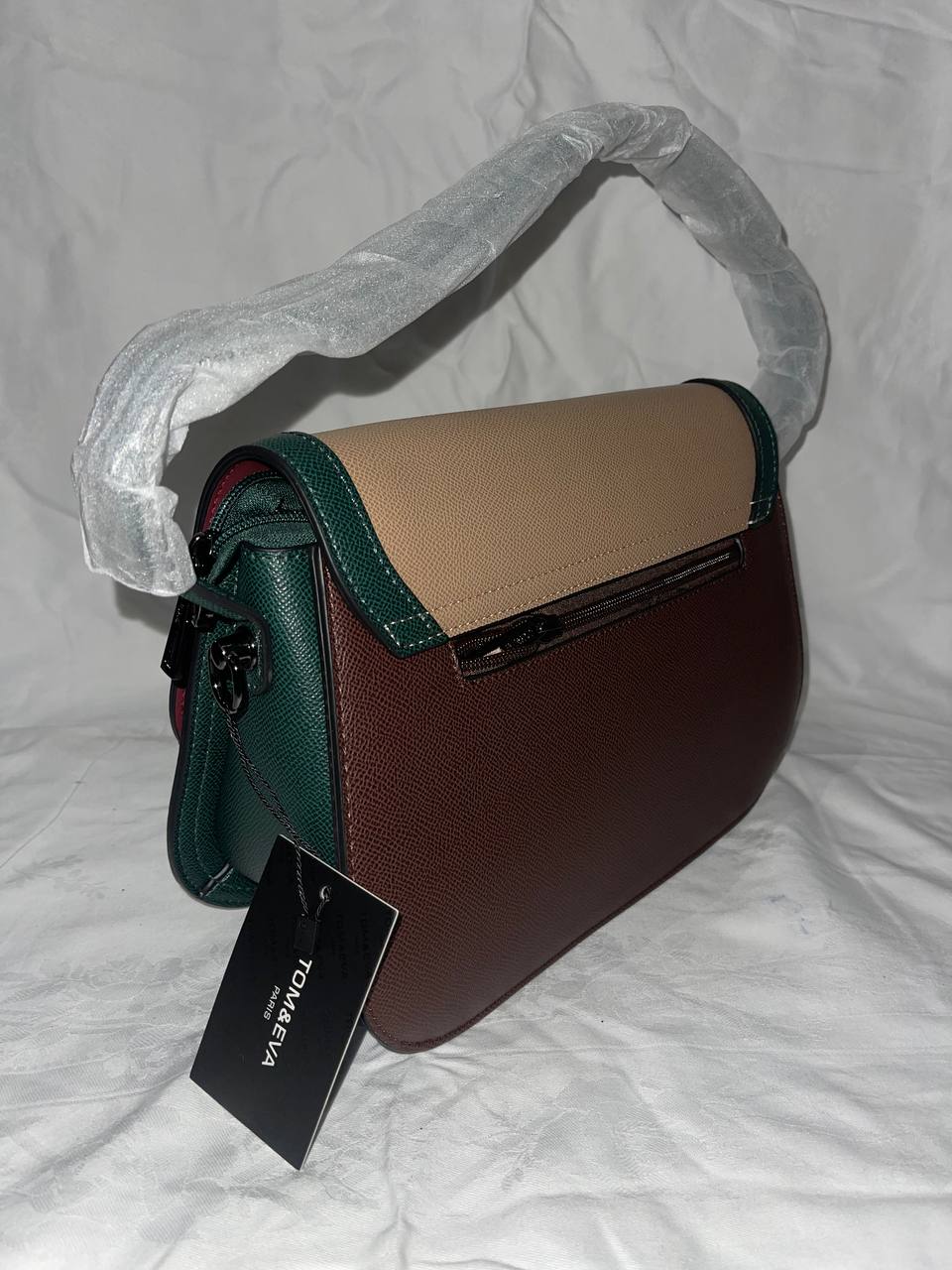 Sac à main Tom & Eva 24B-6108 Coffee / Khaki