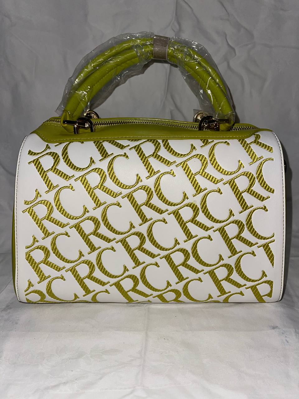 Sac à main Tom & Eva RC Vert-Dorée