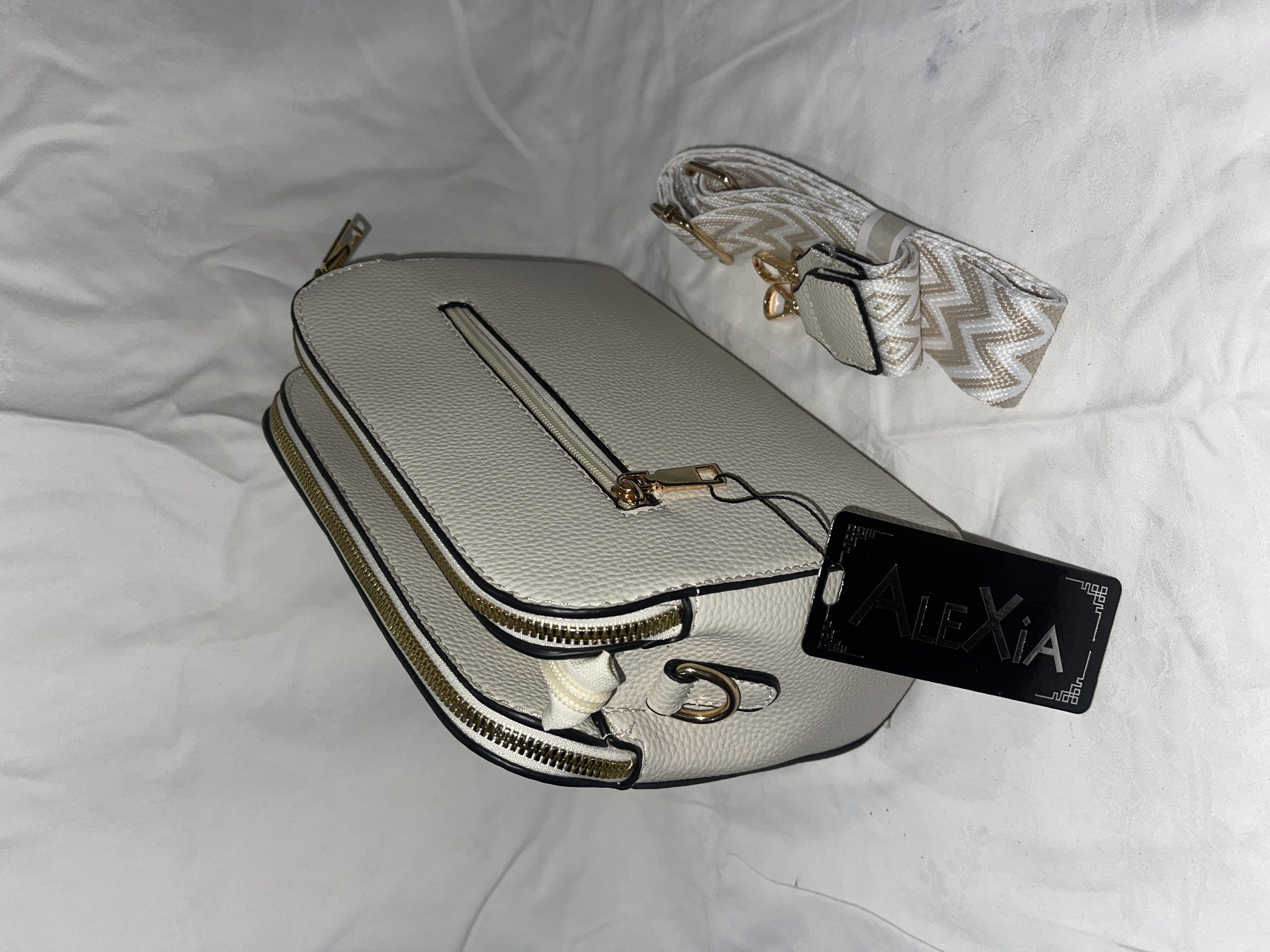 Sac bandoulière Alexia Blanc