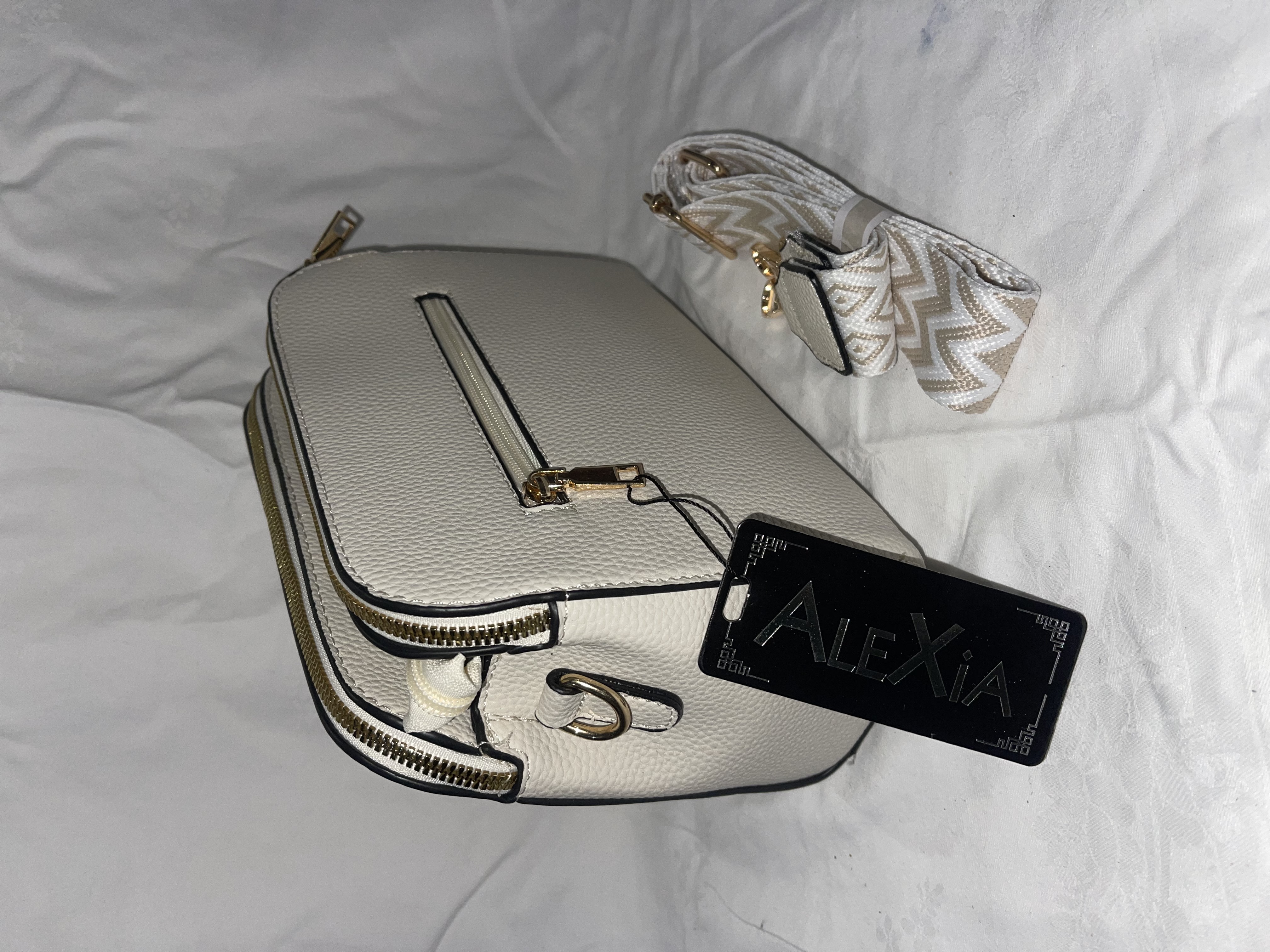 Sac bandoulière Alexia Blanc