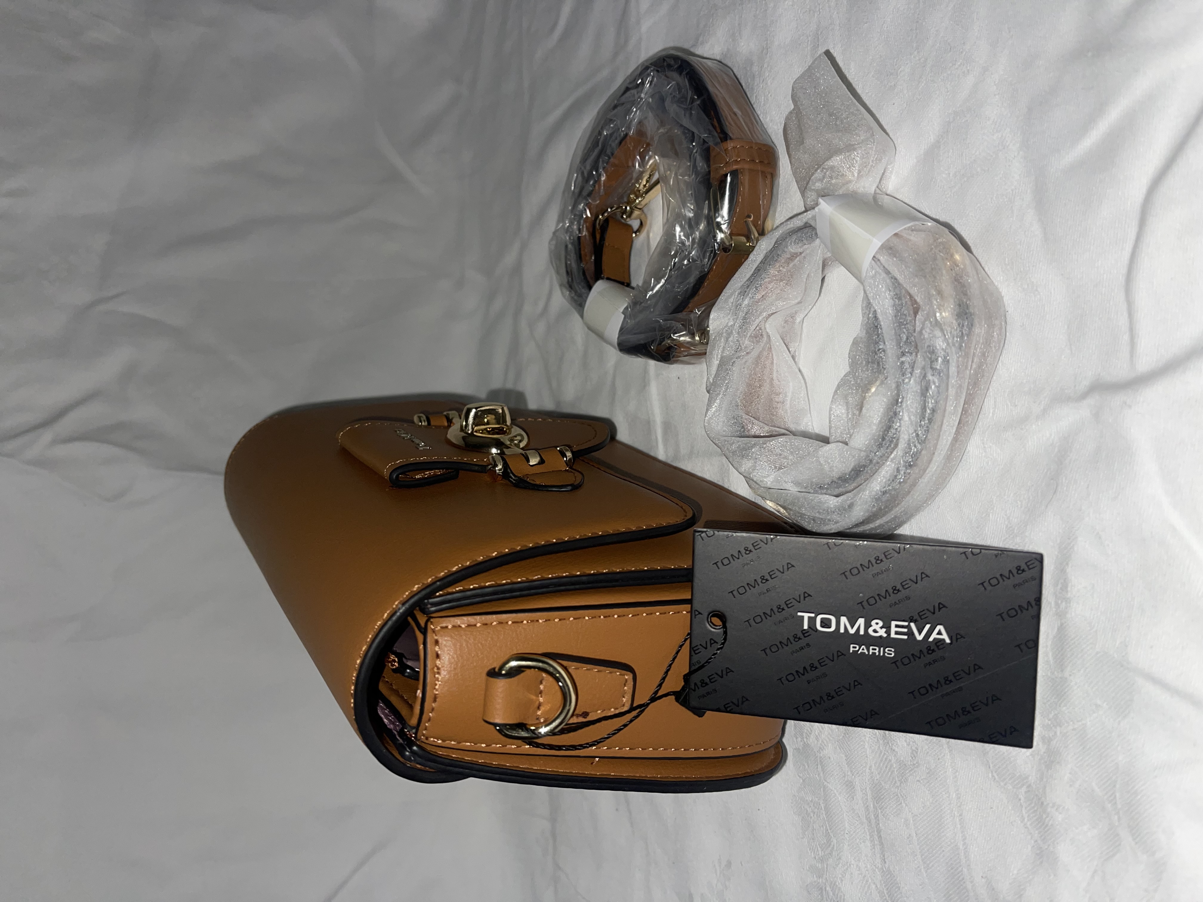 Sac bandoulière Tom & Eva Marron