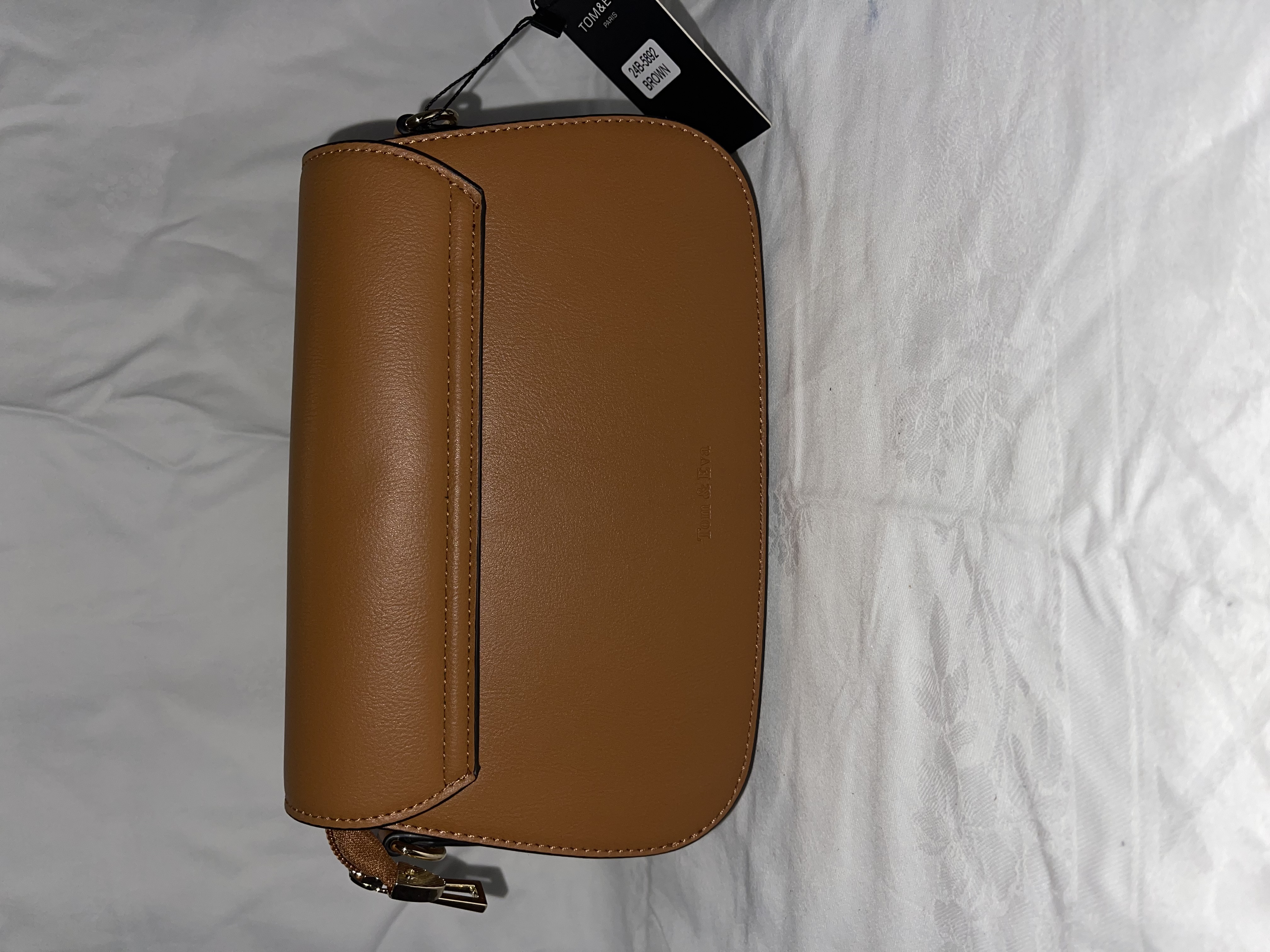 Sac bandoulière Tom & Eva Marron